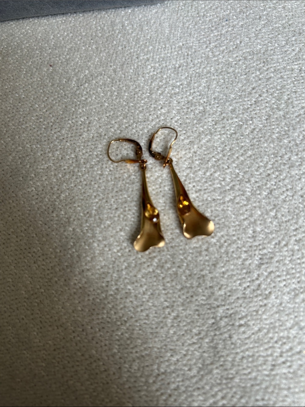 Citrine and 14kt gold Teardrop Dangle Earrings -